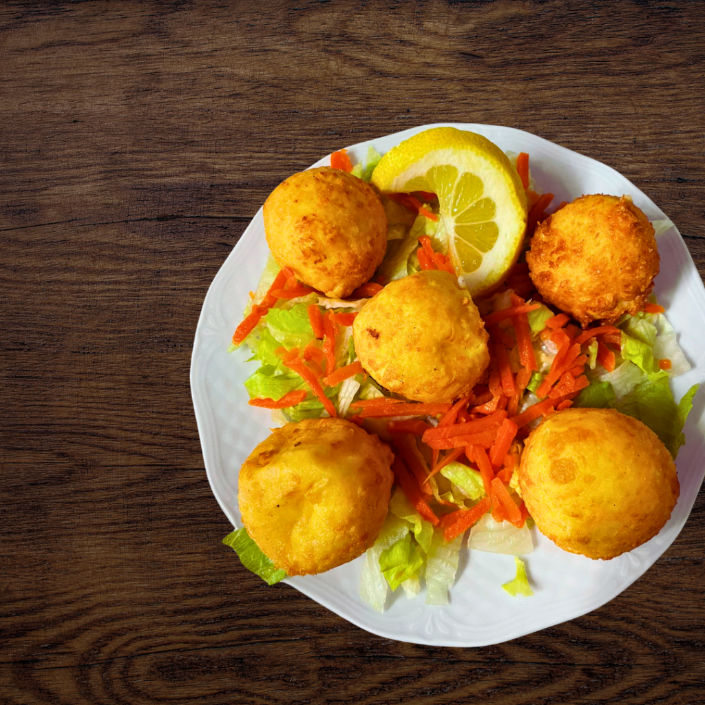 Käserrol Bällchen - Restaurant Akropolis Bürgel