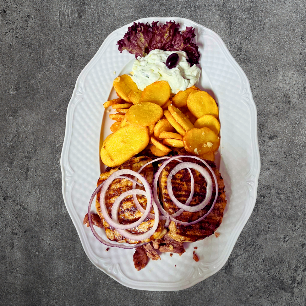 Hähnchengericht - Restaurant Akropolis Bürgel